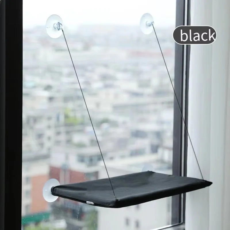 Hamac de fenêtre pour chat, lit à ventouse, gain de place, toutes saisons, installation facile, lit pour animaux de compagnie, cadre d'escalade pour chat