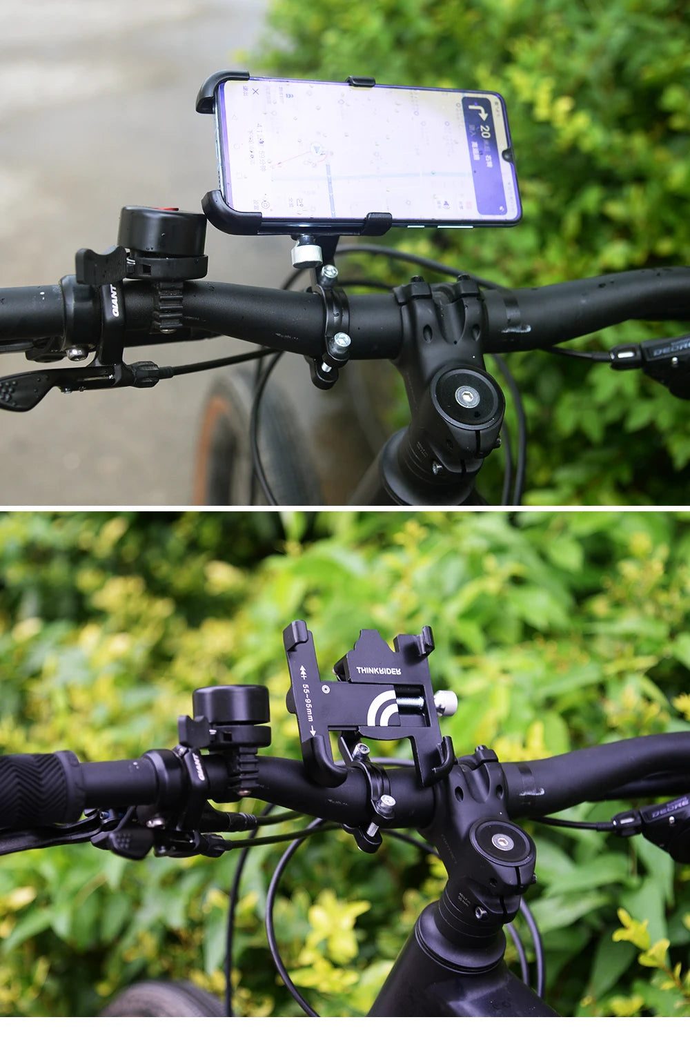 ThinkRider Mountain bike road bike shooting mobile phone stand bicycle electric bike anti-vibration navigation special stand