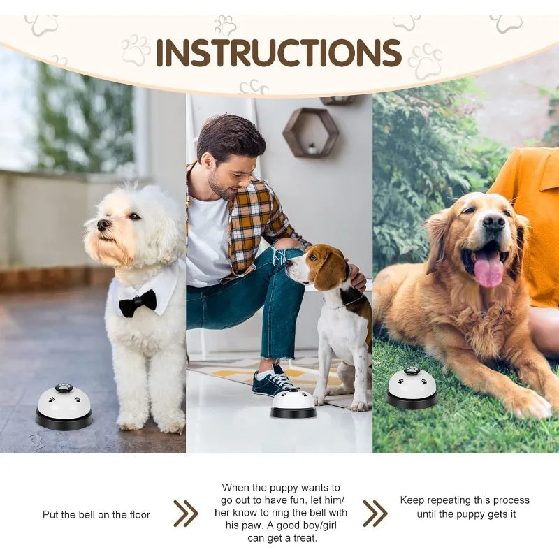 Pet training bell, used for training and outdoor communication equipment, dog agility training equipment, interactive toys