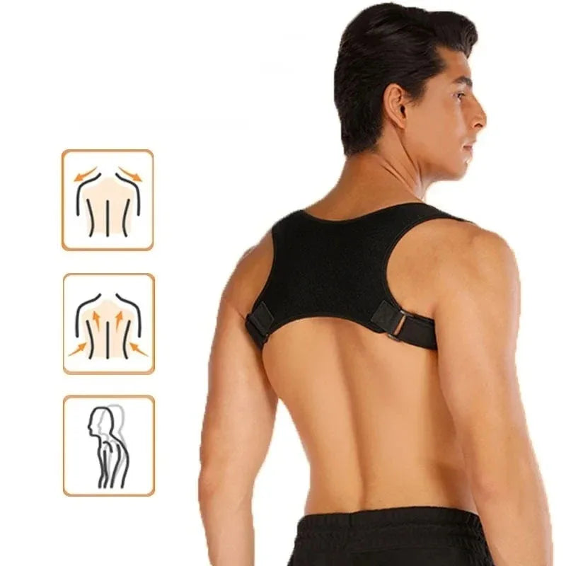 Ceinture de maintien postural pour un meilleur alignement – Soutien dorsal léger pour la position assise et debout, aide à maintenir une posture droite