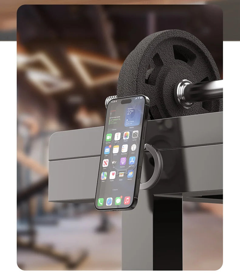 2025 Double-Sided MagSafe Phone Holder for iPhone 14/15/16, Foldable 360° Rotating Stand with Strong Magnet & Finger Grip Suppor
