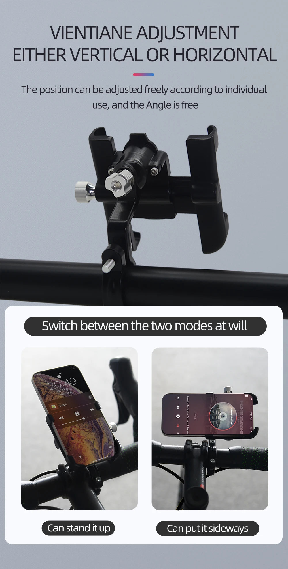 ThinkRider Mountain bike road bike shooting mobile phone stand bicycle electric bike anti-vibration navigation special stand