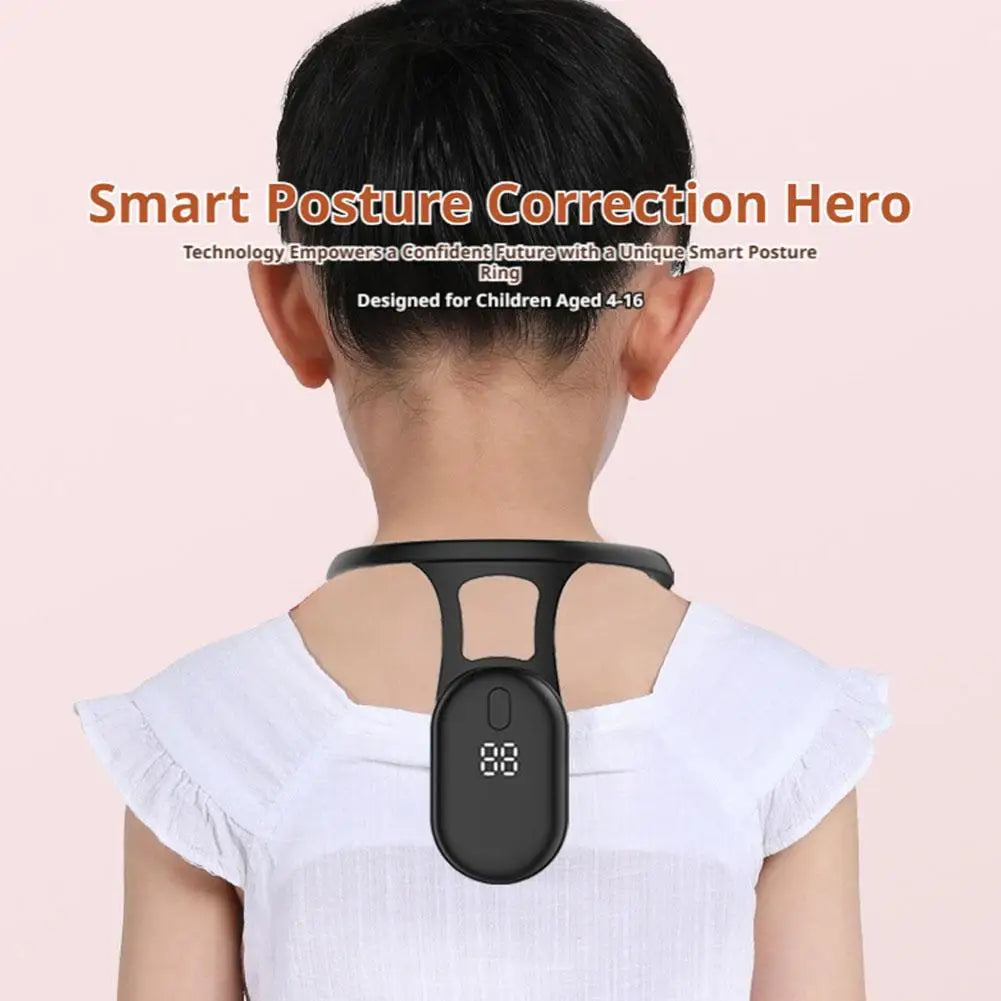 Correcteur de posture assis - Rappel d'entraînement postural par micro-vibrations - Capteur corrigeant la posture du dos et la cyphose pour adultes et enfants