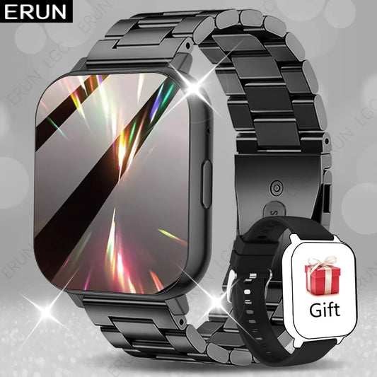 RUN Men's Smart Watch, Sports Watch, High-Definition Display, Wireless Calling, Message, Multiple Sports Modes