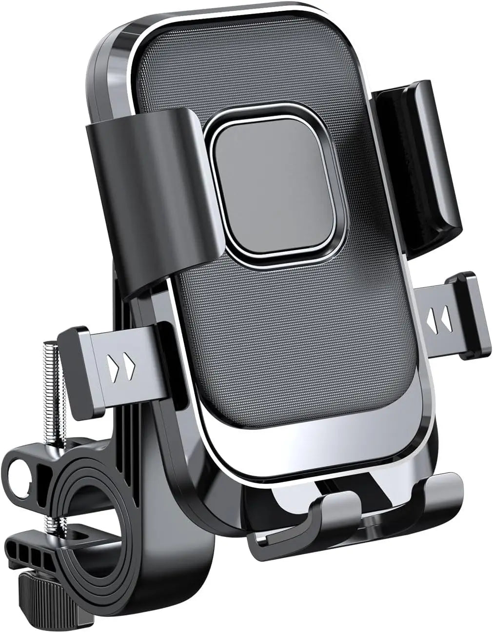 Universal Bike Phone Holder 360° Rotatable Phone Holder Handlebar Stand One Hand Operation GPS Clip for Motorcycle ATV Scooter