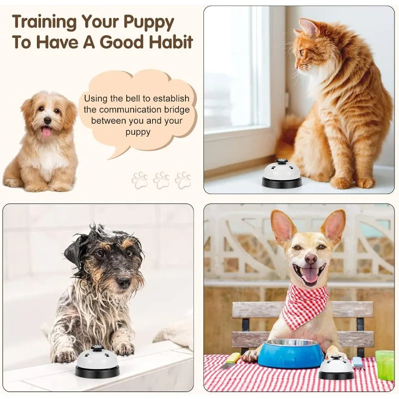 Pet training bell, used for training and outdoor communication equipment, dog agility training equipment, interactive toys