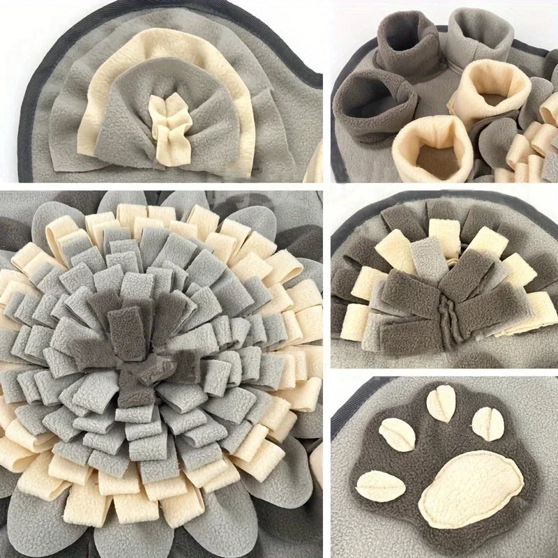 Pet Sniffing Mat for Dogs, Interactive Durable Slow Feeding Pad, Training Mat for Foraging Skills & Slow Eating