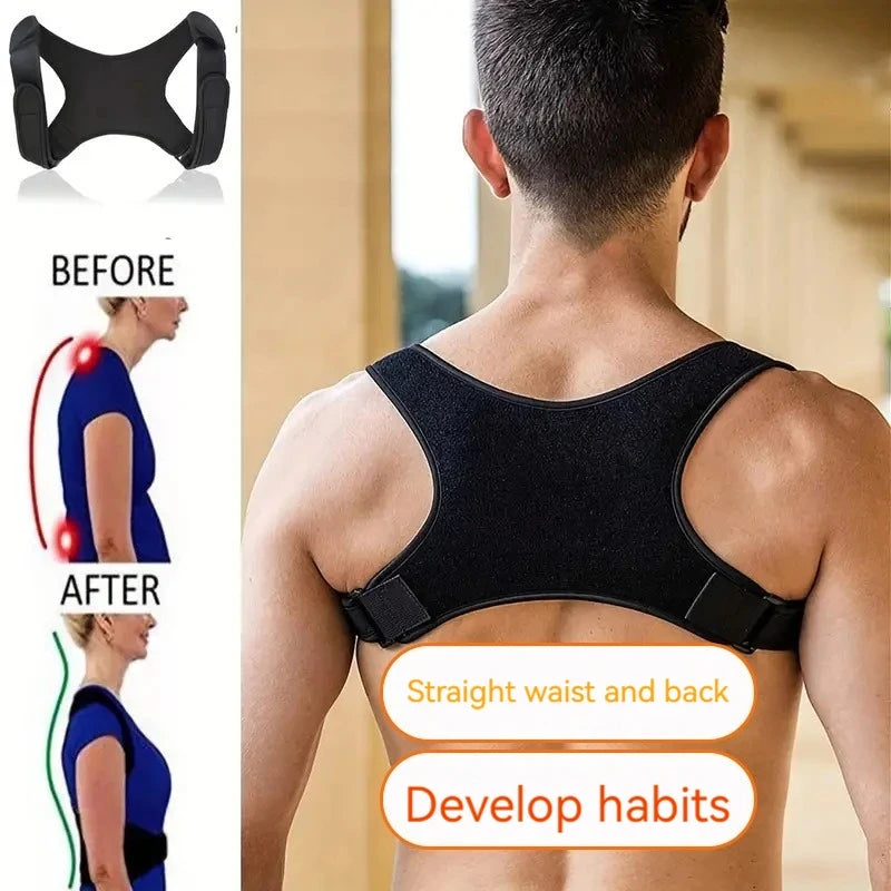 Ceinture de maintien postural pour un meilleur alignement – Soutien dorsal léger pour la position assise et debout, aide à maintenir une posture droite