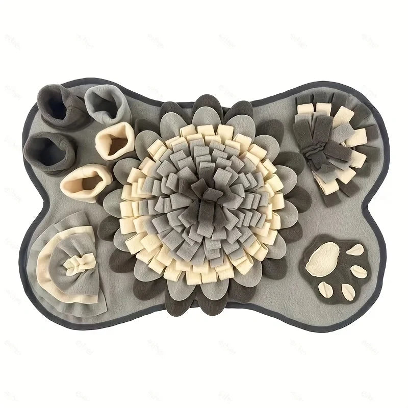 Pet Sniffing Mat for Dogs, Interactive Durable Slow Feeding Pad, Training Mat for Foraging Skills & Slow Eating