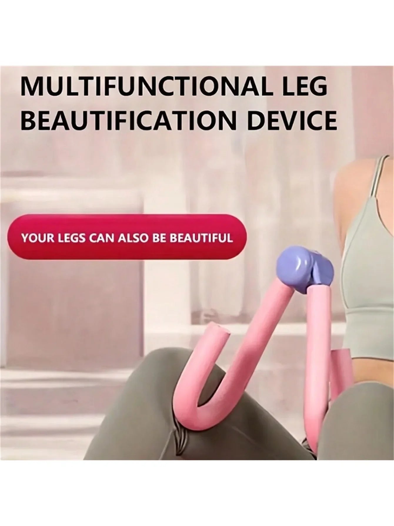 Entraîneur musculaire du plancher pelvien et exerciseur de cuisse pour la récupération post-partum, le remodelage corporel et l'entraînement des jambes et des fessiers - Renforcez et