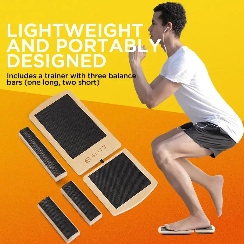Planche d'équilibre de physiothérapie antidérapante en bois, entraînement postural monopodal, renforcement de la cheville
