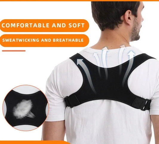 Ceinture de maintien postural pour un meilleur alignement – Soutien dorsal léger pour la position assise et debout, aide à maintenir une posture droite